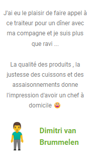 avis sur la cuisine de cedtraiteur